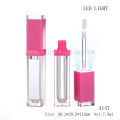 empty LED lipstick packaging luxury LED gloss tube led cosmetic packaging